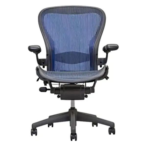 Herman Miller Aeron Type B Blue Refurbished Desko