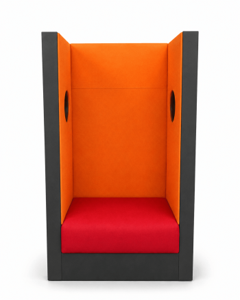 Akoestische 1-persoons fauteuil (tweedehands) 