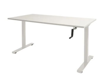 Dextro slinger bureau zit/sta bureau wit/wit 140 x 80 cm (tweedehands)