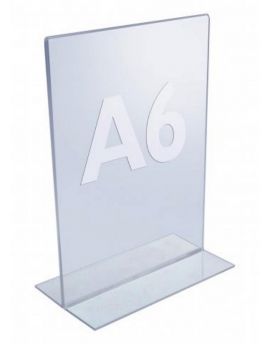 TWIN Agenda acryl display A6. T-Standaard