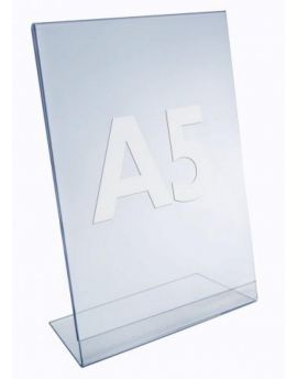TWIN Agenda acryl display A5. L-Standaard