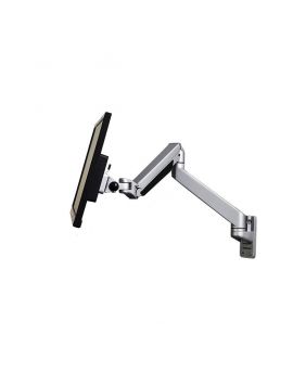 Filex - Devon Dubbel Monitorarm + muurbevestiging - Zilver