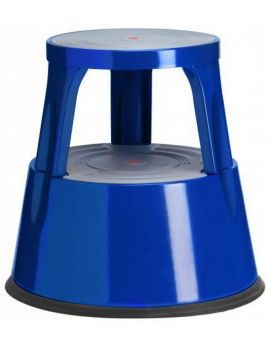 TWIN steel opstapkruk blauw