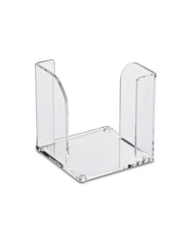 Acryl memobox 9 x 9 cm zonder memo's