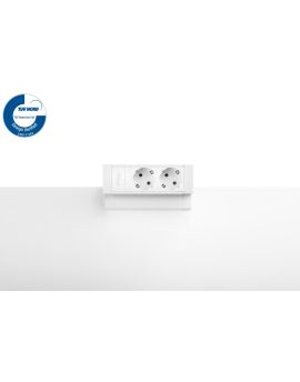 Filex Power Desk UpÂ® 2.0 - 2x 230V - Wit