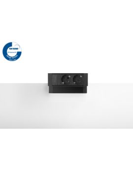 Filex Power Desk UpÂ® 2.0 - 2x 230V - Zwart