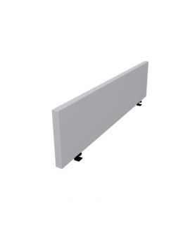 A50 opzetwand 160x40cm. Kleur wand EJ004. Kleur klem Zwart. 