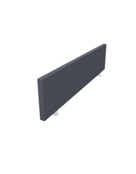A50 opzetwand 160x40cm. Kleur wand EJ104. Kleur klem Aluminium. 