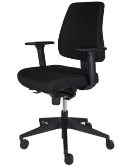 Bureaustoel Atlanta zwart en-1335