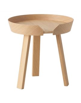 around table, koffietafel, bijzettafel, salontafel, muuto, houten tafel