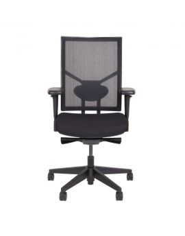 Daily Office ergonomische bureaustoel met NPR-normering. Met netwave rugleuning en gestoffeerde zitting. Met kunststof onderstel