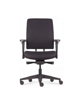 Daily Office ergonomische bureaustoel, met zwarte stoffering en kunststof onderstel