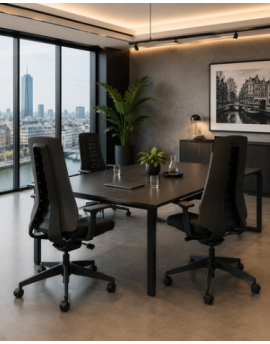 Bureaustoel Interstuhl Pure PU113 in chique kantoorinrichting