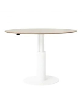 novo m tafel, mechanisch verstelbaar, wit, hout