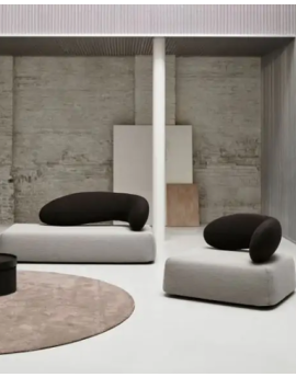 Softline Chat bank, comfortabele sofa, verschillende kleuren, bruin, grijs