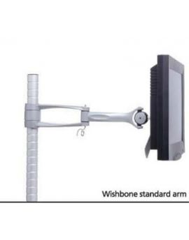 Laptop arm wishbone