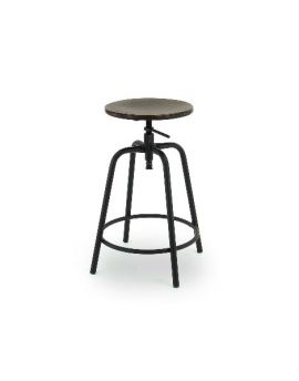 Verstelbare kruk vintage 57-65 cm