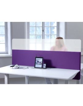 Akoestische Tussenwand met Plexi glad