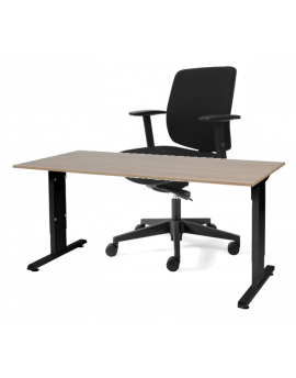 Thuiswerkplek bureau verstelbaar LUXE PROFESSIONAL arbo/ergo