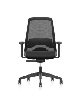 Interstuhl, bureaustoel, zwarte bureaustoel, mesh rugleuning, ergonomische bureaustoel