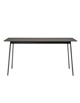 MDD Unit, hoge vergadertafel, hoge tafel, vergaderen, zwart, zwarte tafel, houten tafel