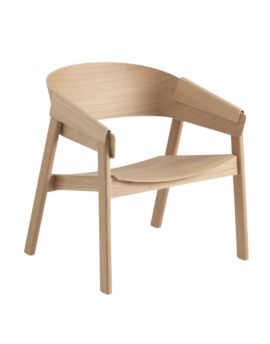 Muuto Cover Lounge Chair, hout, oak, houten stoel
