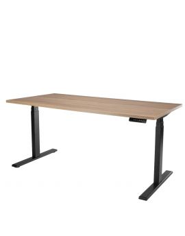 Elektrisch zit sta bureau Noa Next, duurzaam, circulair, Adam Cradle, Desko kantoormeubelen, perfect voor projectinrichting en kantoorinrichting