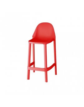 Barkruk Piu h.65 rood